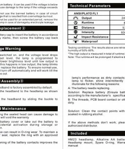 Fenix HM23 AA Headlamp -Glasgow Angling hm23 aa headlamp 11