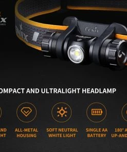 Fenix HM23 AA Headlamp -Glasgow Angling hm23 aa headlamp 4