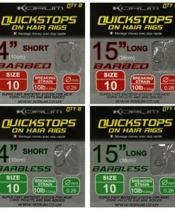 Korum Hook Hair With Quickstops