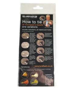 Lureflash How To Tie Kits -Glasgow Angling how to tie thom gazel