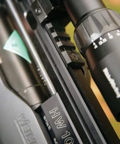 Weihrauch HW100 Bullpup Black/Grey Synthetic Air Rifle -Glasgow Angling hw100 bullpup black grey synthetic air rifle 7