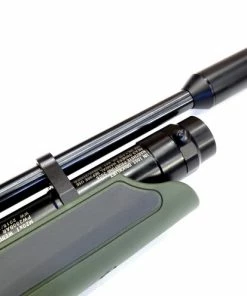 Weihrauch HW100 Green/Grey Synthetic Stock Air Rifle -Glasgow Angling hw100k synthetic thumbhole 3