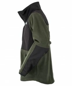 Ridgeline Hybrid Fleece Olive/Black -Glasgow Angling hybrid fleece olive black 2