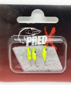 Lureflash Ice Jig Head 5g 3pc -Glasgow Angling ice20jig20head205g20green20yellow scaled