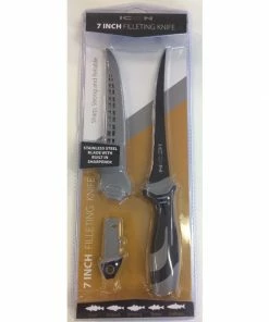 Leeda ICON 7In Fillet Knife & Sharpener