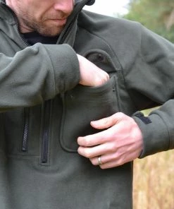 Ridgeline Igloo Fleece Shirt Olive -Glasgow Angling igloo3