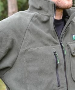 Ridgeline Igloo Fleece Shirt Olive -Glasgow Angling igloo4