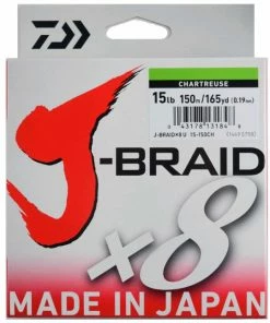 Daiwa J-Braid X8 Chartreuse