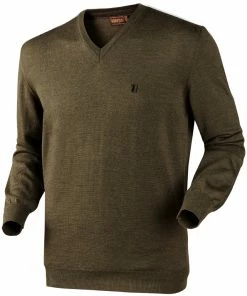 Harkila Jari Pullover -Glasgow Angling jari pullover forest green melange