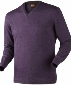 Harkila Jari Pullover -Glasgow Angling jari pullover purple melange