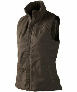 Harkila Jerva Lady Waistcoat Shadow Brown