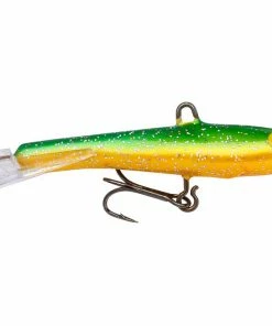 Rapala Jigging Rap 87 Rapala Jigging Rap -Glasgow Angling jigging rap green yellow hologram flake
