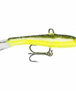 Rapala Jigging Rap 67 Rapala Jigging Rap -Glasgow Angling jigging rap olive chartreuse hologram flake ochf
