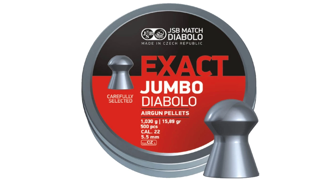 JSB Jumbo Exact .22 Pellets 1 JSB Jumbo Exact .22 Pellets