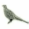 Just Fish Pheasant Pewter Lapel Pin