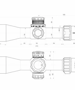 Kahles K318i 3.5-18x50 34mm FFP Riflescope -Glasgow Angling k318i 3 5 18x50 34mm ffp riflescope dimensions