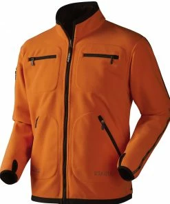 Harkila Kamko Reversible Fleece -Glasgow Angling kamko fleece hunting green bright orange reversed scaled