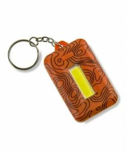 Carson Keychain LED Flashlight -Glasgow Angling keychain flashlight orange