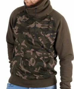 Fox Khaki / Camo High Neck -Glasgow Angling khaki camo high neck 2