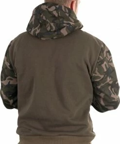 Fox Khaki/Camo Hoody -Glasgow Angling khaki camo hoody 2