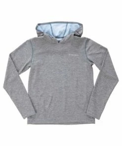 Simms Kids BugStopper Hoody Steel Heather