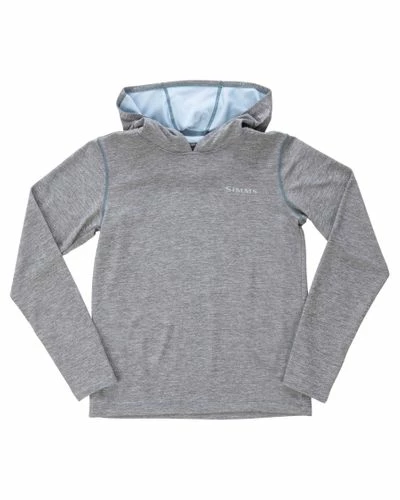 Simms Kids BugStopper Hoody Steel Heather 1 Simms Kids BugStopper Hoody Steel Heather