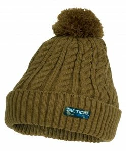 Shimano Knit Bobble Hat One Size Tan