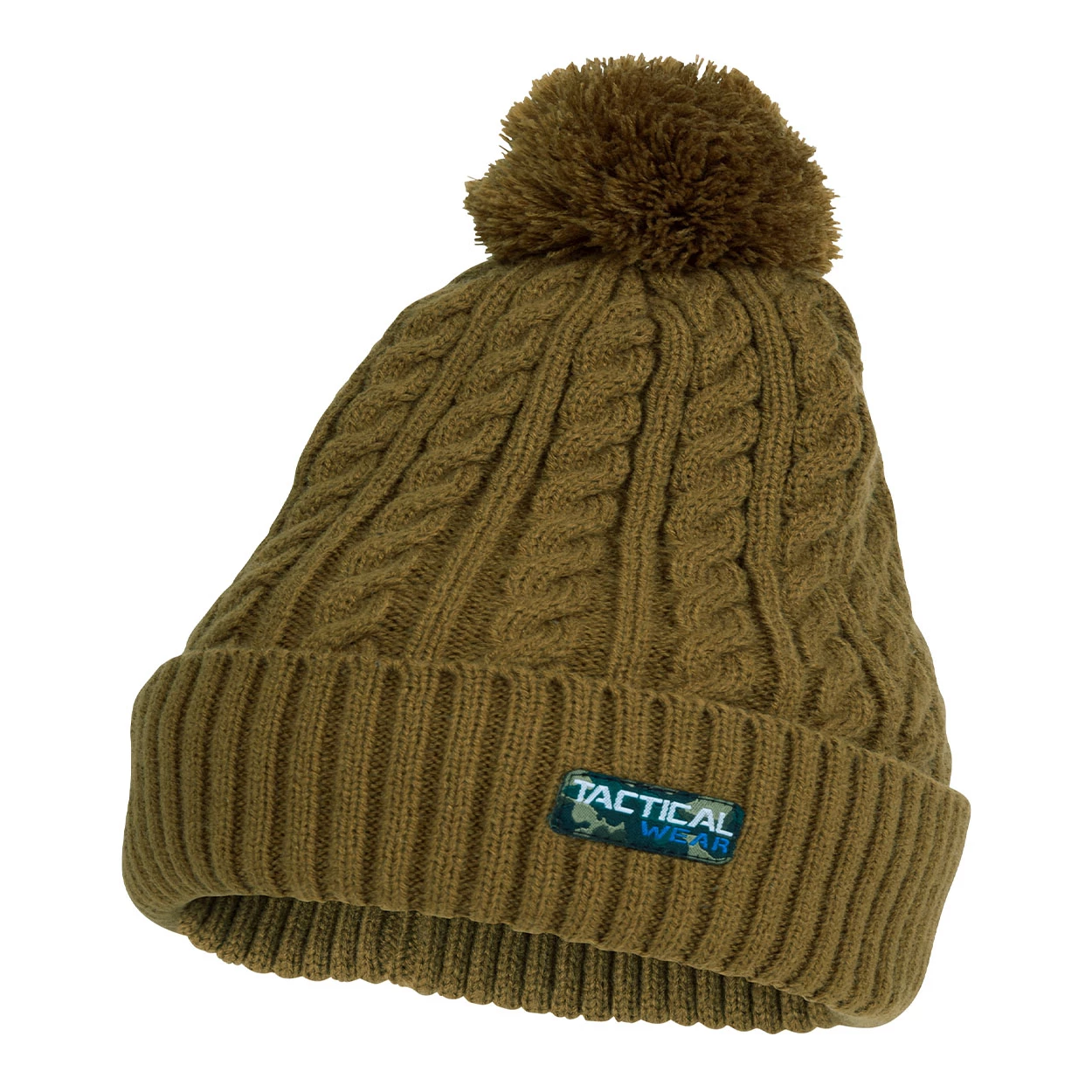 Shimano Knit Bobble Hat One Size Tan 1 Shimano Knit Bobble Hat One Size Tan