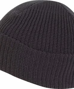 Mil-Com Knitted Acrylic Bob Hat -Glasgow Angling knitted acryic bob hat black