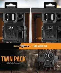 SpyPoint LINK-MICRO LTE Twin Pack Grey Trail Camera -Glasgow Angling link micro lte twin pack trail camera grey 5