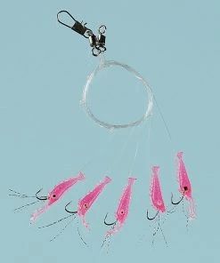 Fladen Living Shrimp Sea Rig - 5 Hook Size 1/0