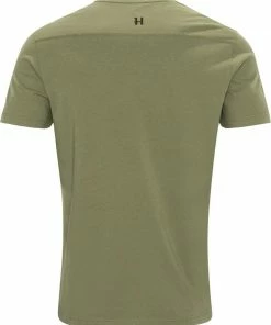 Harkila Logo T-Shirt 2-Pack Limited Edition Willow Green/Oil Green -Glasgow Angling logo t shirt 2 pack ltd oil green back