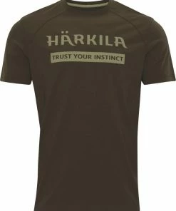 Harkila Logo T-Shirt 2-Pack Limited Edition Willow Green/Oil Green -Glasgow Angling logo t shirt 2 pack ltd willow green