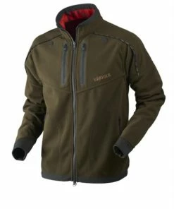 Harkila Lynx Reversible HSP Jacket Willow Green/AXIS MSP Red Blaze