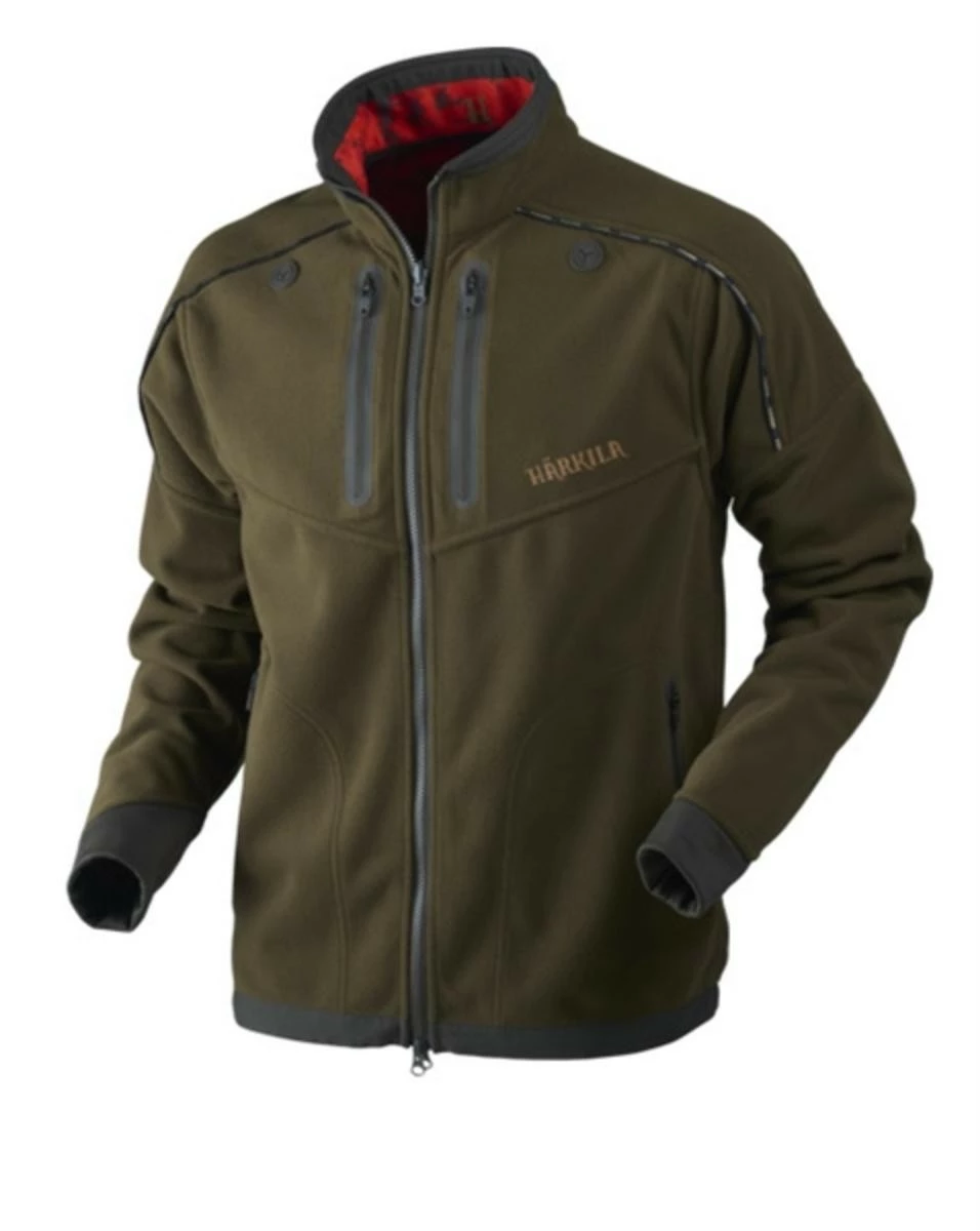 Harkila Lynx Reversible HSP Jacket Willow Green/AXIS MSP Red Blaze 1 Harkila Lynx Reversible HSP Jacket Willow Green/AXIS MSP Red Blaze
