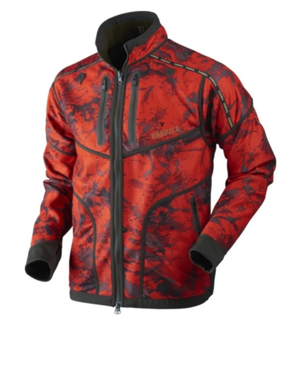 Harkila Lynx Reversible HSP Jacket Willow Green/AXIS MSP Red Blaze 2 Harkila Lynx Reversible HSP Jacket Willow Green/AXIS MSP Red Blaze - Image 2