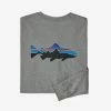Patagonia M's Long Sleeve Fitz Roy Trout Responsibili-Tee