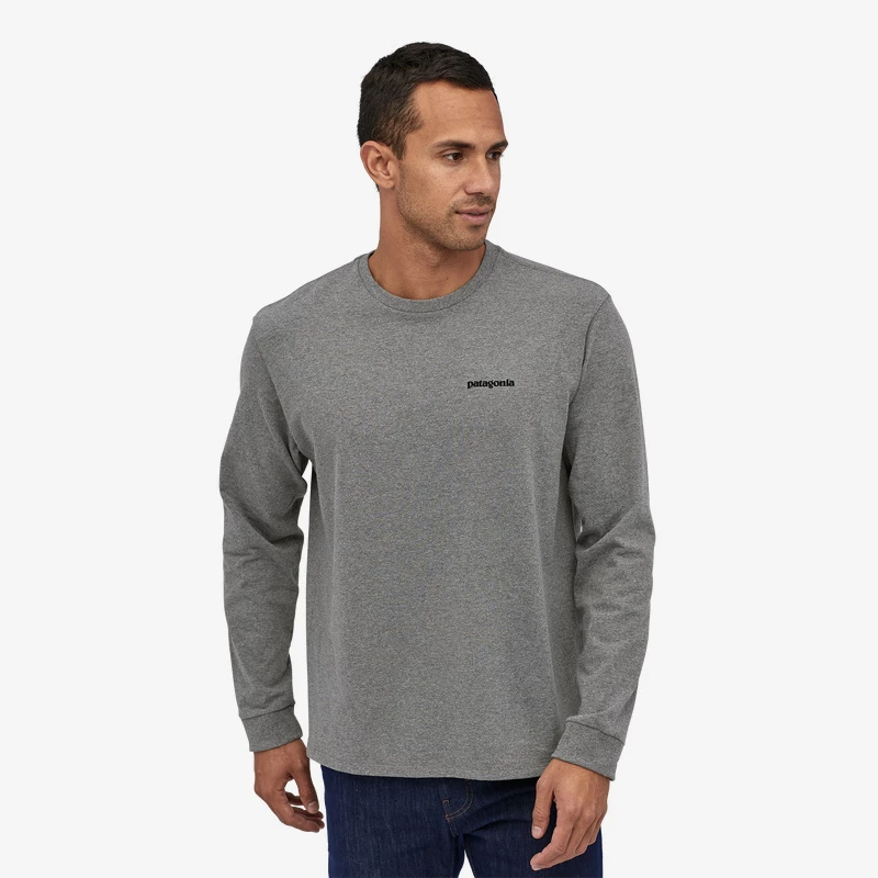 Patagonia M's Long Sleeve Fitz Roy Trout Responsibili-Tee 2 Patagonia M's Long Sleeve Fitz Roy Trout Responsibili-Tee - Image 2
