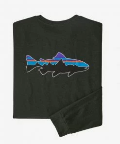 Patagonia M's Long Sleeve Fitz Roy Trout Responsibili-Tee 8 Patagonia M's Long Sleeve Fitz Roy Trout Responsibili-Tee -Glasgow Angling m s l s fitz roy trout responsibili tee kelp forest