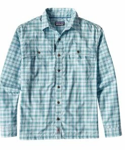 Patagonia Men's Island Hopper II Shirt (SP15) -Glasgow Angling m s l s island hopper ii shirt amberjack bend blue