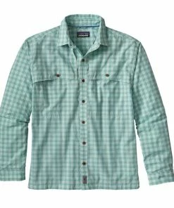 Patagonia Men's Island Hopper II Shirt (SP15) -Glasgow Angling m s l s island hopper ii shirt nymph howling turquoise