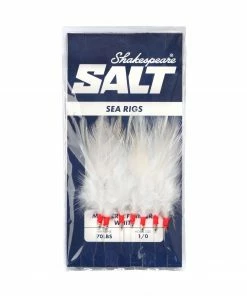 Shakespeare Mackerel Feathers White Rig 7 Hook