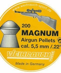 Weihrauch Magnum 21.2gr .22 5.51mm 200pc 2364