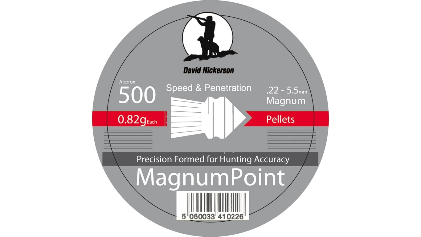 David Nickerson Magnum Point .22 Tin of 500 1 David Nickerson Magnum Point .22 Tin of 500