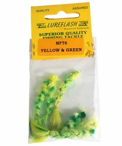 Lureflash Marabou Fly Tail -Glasgow Angling marabou fly tail yellow green