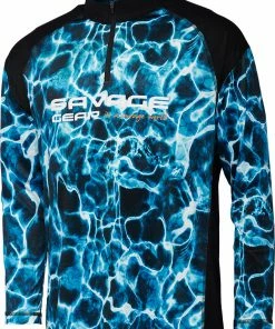 Savage Gear Marine UV Long Sleeve Tee Sea Blue