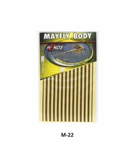 Hends Mayfly Body Sheet -Glasgow Angling mayfly body sheets cream brown m