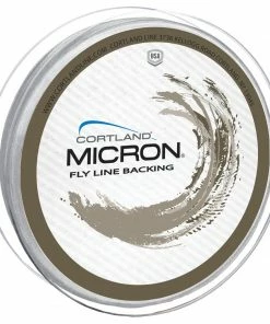 Cortland Micron Backing 100yd-250yd Spools -Glasgow Angling micron backing 100yd 250yd spools white