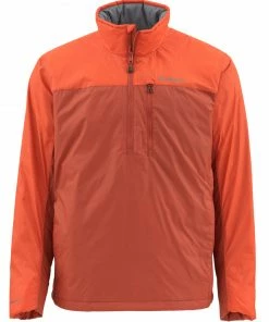 Simms Midstream Insulated Pull-Over -Glasgow Angling midstream insulated pullover orange