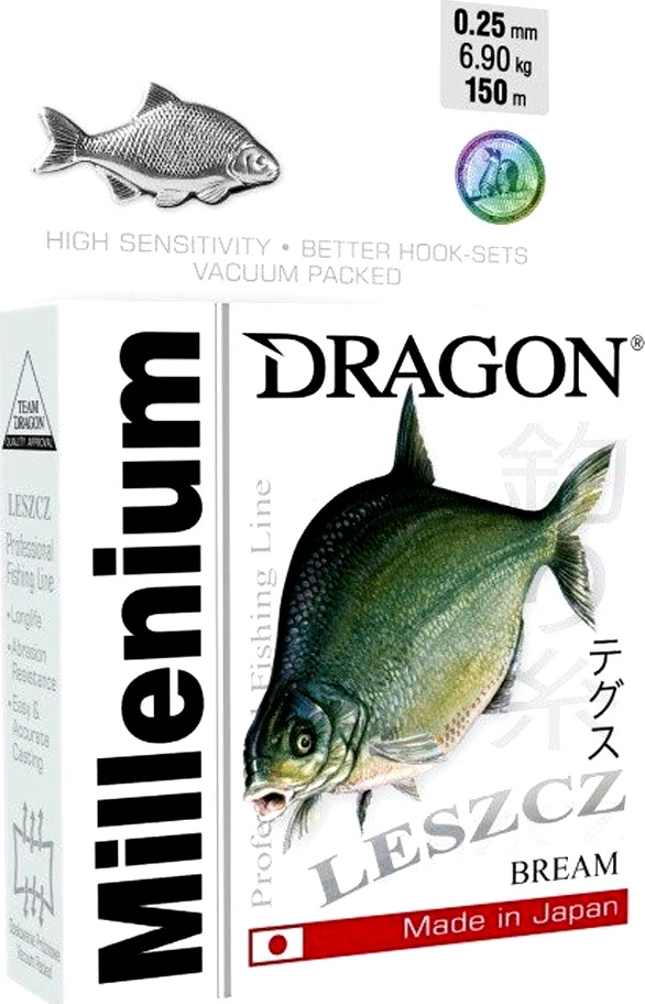 Dragon Lures Millenium Monofilament Bream Green 1 Dragon Lures Millenium Monofilament Bream Green